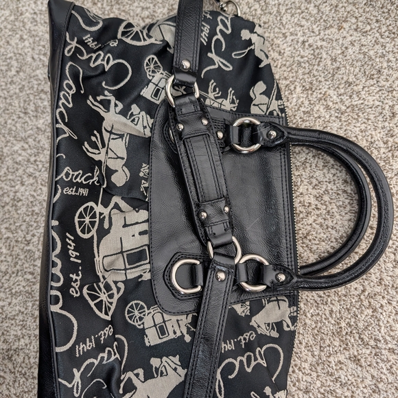 Coach Ashley Horse & Carriage Satchel + Wristlet Set Y2K Vintage - Picture 13 of 16